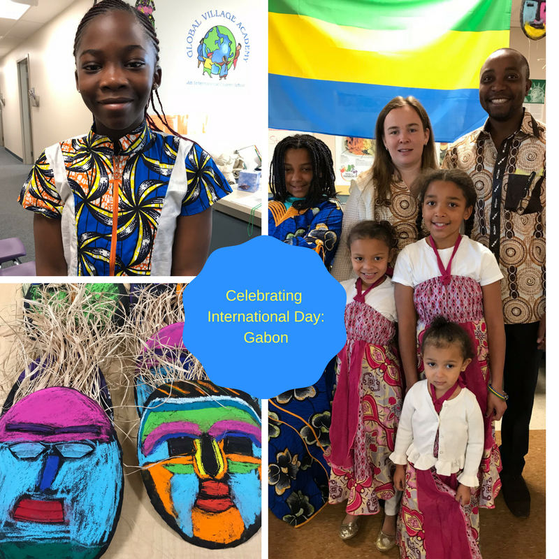 gva students in traditional african garments